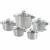 BK Conical Glas 5-delige Kookpannenset