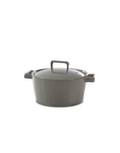 BK New Vintage Kookpan Keramiek 20 Cm Grijs