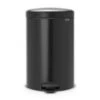 Brabantia Pedaalemmer 20ltr Newicon Matt Zwart