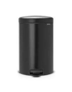 Brabantia Pedaalemmer 20ltr Newicon Matt Zwart