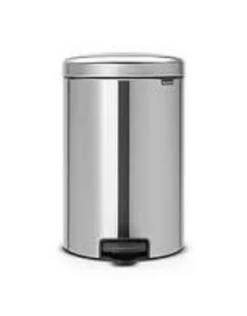 Brabantia Pedaalemmer 20ltr. Newicon Matt Steel