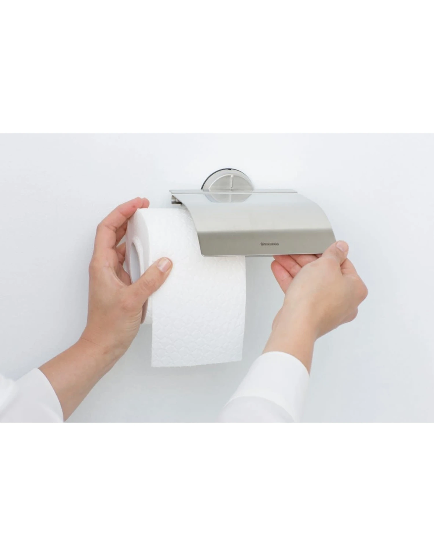 Brabantia Toiletrolhouder Matt Steel 2 Brabantia Toiletrolhouder Matt Steel - Afbeelding 2