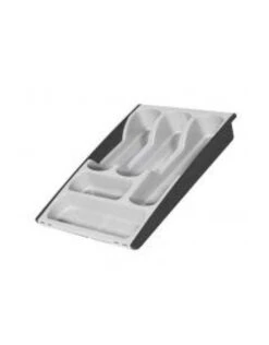 Curver Bestekbak Verstelbaar Zilver/Antraciet