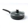 Greenpan Cambridge Black Rechte Sauteuse/Hapjespan Met Dks 24cm 3.10lt