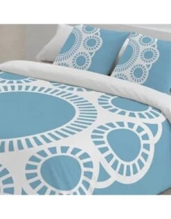 Leuk Zeeuws Dekbed Knoop Blauw/Wit