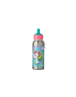 Mepal Isoleerfles Flip-Up Campus 350ml - Unicorn -Huishoudmiddelen Verkoop mepal mepal isoleerfles flip up campus 350ml unico 1