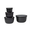 Mepal Multikom Cirqula 4-delige Set (500+1000+2000+3000) - Nordic Black