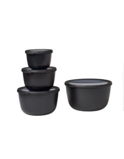 Mepal Multikom Cirqula 4-delige Set (500+1000+2000+3000) - Nordic Black