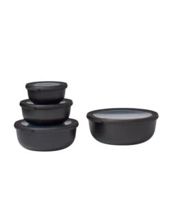 Mepal Multikom Cirqula 4-delige Set (350+750+1250+2250) - Nordic Black