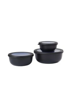 Mepal Multikom Cirqula Set 3-dlg (350, 750, 1250 Ml) - Nordic Black