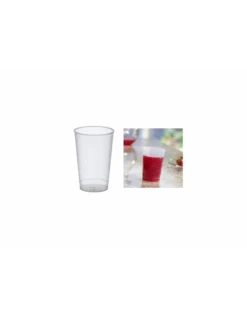25 Plastic Drinkbekers PP 0.3L 11.8 Cm Transparant