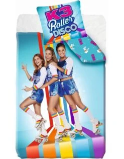 Dekbedovertrek K3 Rollerdisco (140x200cm)