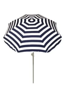 Summertime Parasol 180cm Blauw/wit
