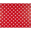 Tafelzeil Polka Dot - Rood Met Witte Stippen