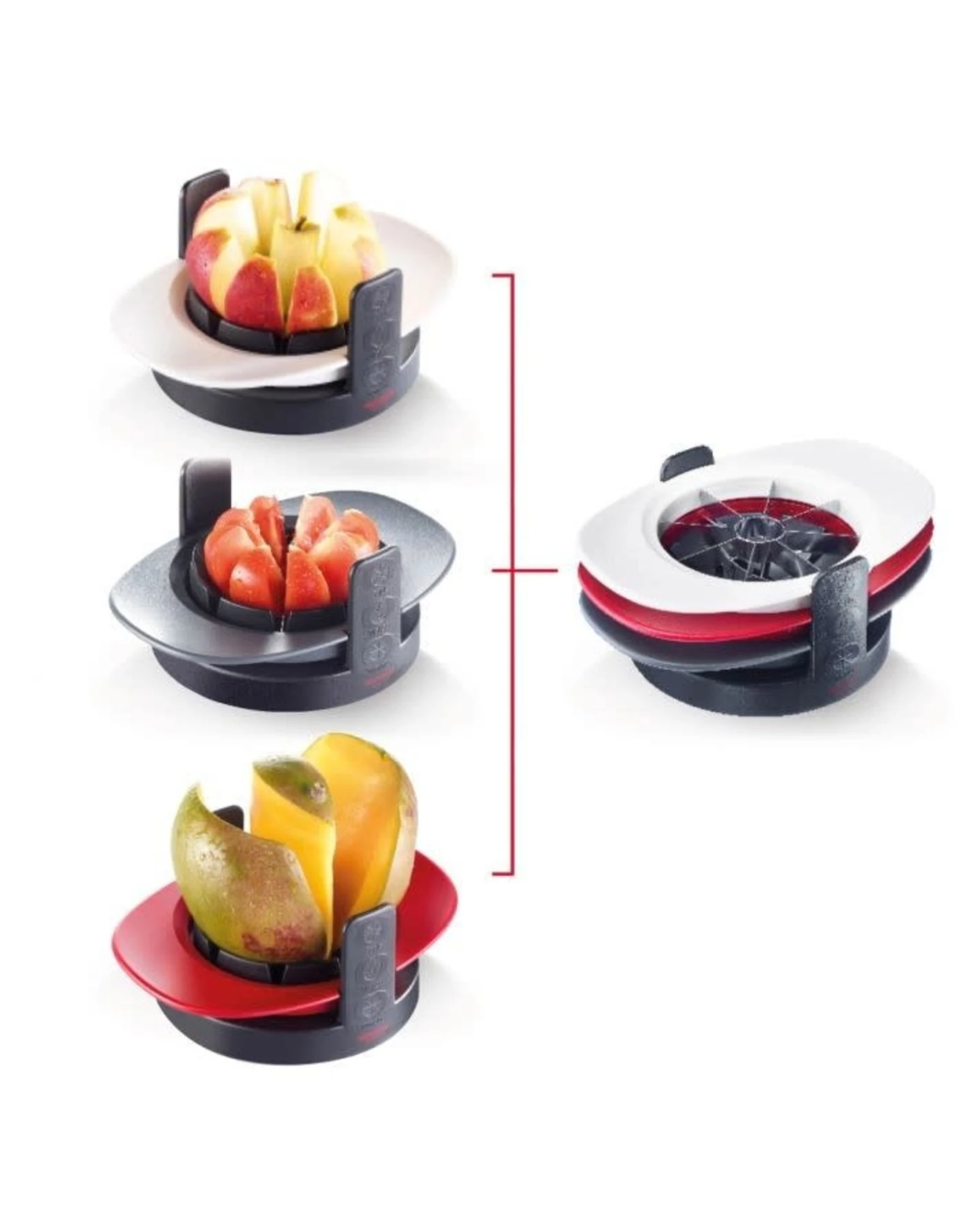 Westmark 3-in-1 Fruitsnijder "Tutti Frutti" 5 Westmark 3-in-1 Fruitsnijder "Tutti Frutti" - Afbeelding 5