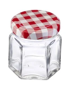 Westmark Set Van Glazen Zeskant Met Schroefdeksel- 8 Stuks ( 45ml 43mm)