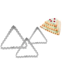 Westmark Set Van Uitsteekvormen Driehoek Geribbeld - 3 Stuks (4cm, 5cm, 6cm) 3 Westmark Set Van Uitsteekvormen Driehoek Geribbeld - 3 Stuks (4cm, 5cm, 6cm) -Huishoudmiddelen Verkoop westmark westmark set van uitsteekvormen driehoek 1