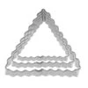 Westmark Set Van Uitsteekvormen Driehoek Geribbeld - 3 Stuks (4cm, 5cm, 6cm)