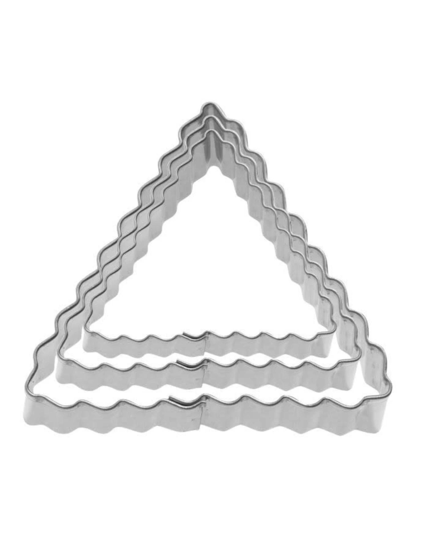 Westmark Set Van Uitsteekvormen Driehoek Geribbeld - 3 Stuks (4cm, 5cm, 6cm) 1 Westmark Set Van Uitsteekvormen Driehoek Geribbeld - 3 Stuks (4cm, 5cm, 6cm)
