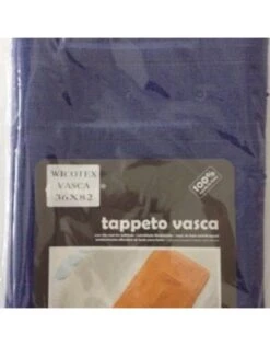 Antislip Badmat 36X82 T.U. Blunotte/blauw