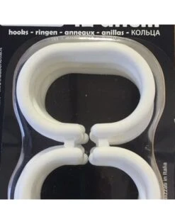 Douchegordijnringen 12St