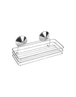 Zeepbakje Metaal Met 2 Zuignappen Chrome.