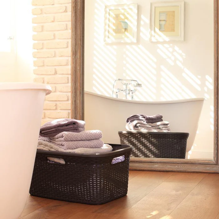 Huishoudmiddelen Verkoop -Huishoudmiddelen Verkoop Curver style wasmand 45 ltr Antraciet KETER BENELUX